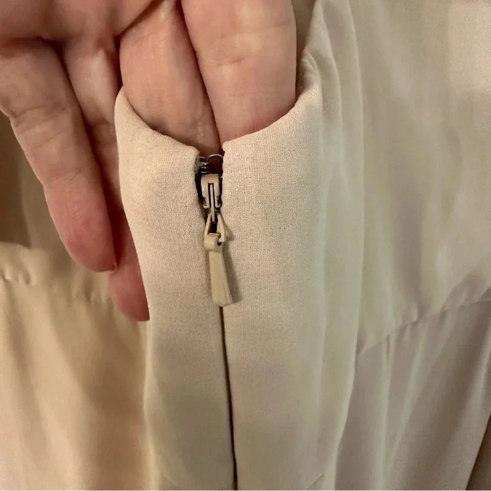 Jenny Packham Women’s Ruffled V-Neck Strappy Hi/Lo Chiffon Maxi Dress Size 6 NWT - Picture 5 of 9